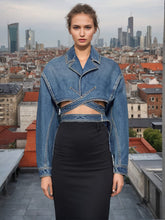 Veste courte en jean